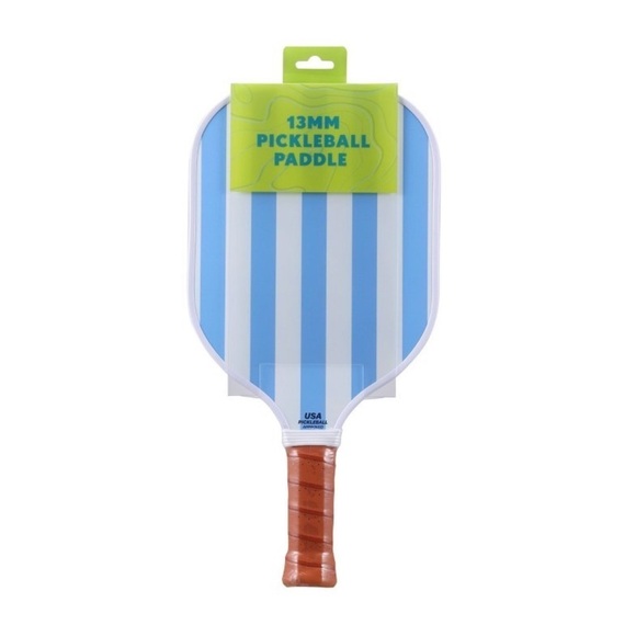 Double Sided Pickleball Paddle - white stripe floral NEW - Picture 5 of 5